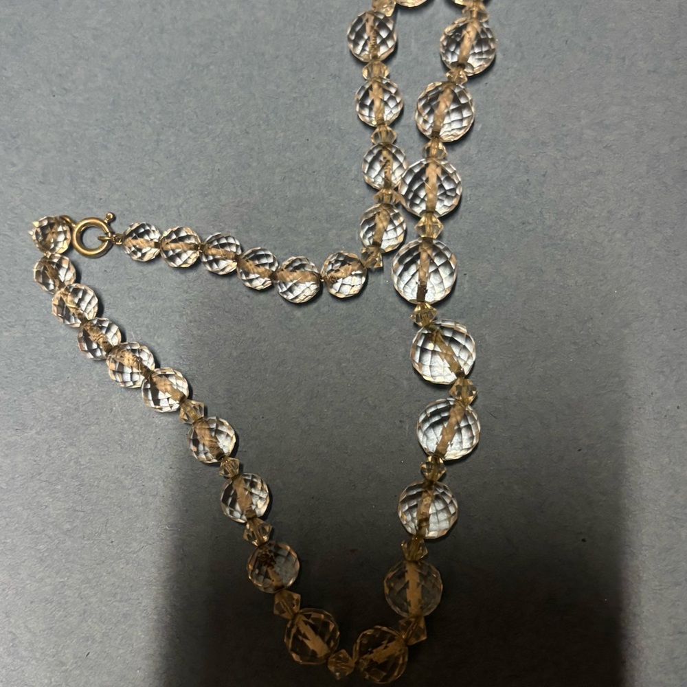 Crystal vintage necklace